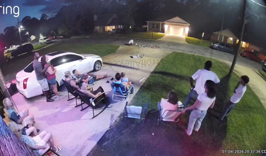 Fireworks Backfired On Family