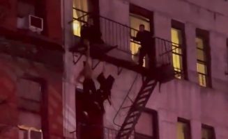 Police Saved Man Just In Time Before He Jumped