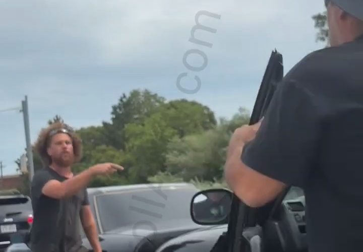 Man Gets Put To Sleep During A Road Rage After A Man Politely Told Him To Get Back In His Car But He Jumped Back Out Acting Tuff