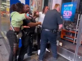 Woman Tried To Distract Police So A Man Could Get Away But He Failed