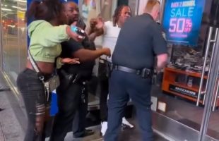 Woman Tried To Distract Police So A Man Could Get Away But He Failed