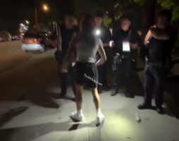 Police Gets Ran Down On With Fireworks After They Tried To Stop Everybody From Using Them
