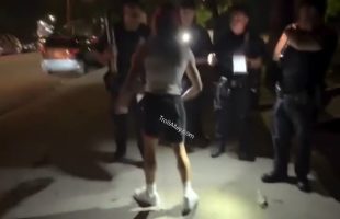 Police Gets Ran Down On With Fireworks After They Tried To Stop Everybody From Using Them