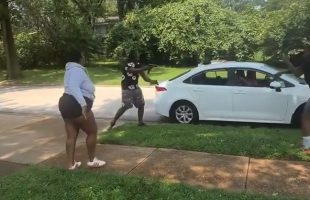 They Ran Up On The Wrong Car And Dude Got Out With Two Burners