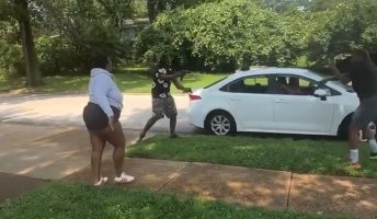 They Ran Up On The Wrong Car And Dude Got Out With Two Burners
