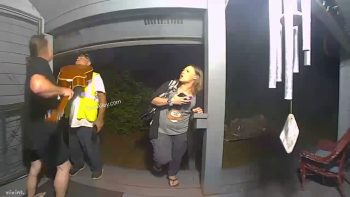 Man Uses His Guitar On His Ex Girlfriend New Boyfriend After She Brung Him To His Home To Get Their Items