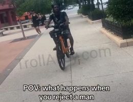 Dude Got Real Disrespectful After He Got Rejected By A Instagram Model On The Streets