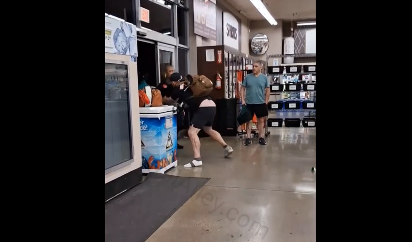 Dude Thought He Could Handle A Security Guard And Escape The Store With Stolen Items But Failed