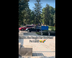 Woman Tries To Run Over Her Boyfriend After She Caught Him Cheating On Her With A Man