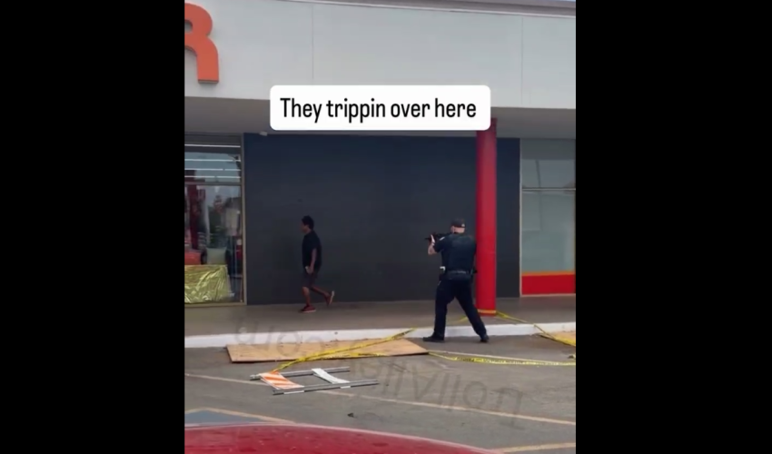 Police Couldn’t Get A Man Down With A Non Lethal Projectile Gun And Then Used The Taser
