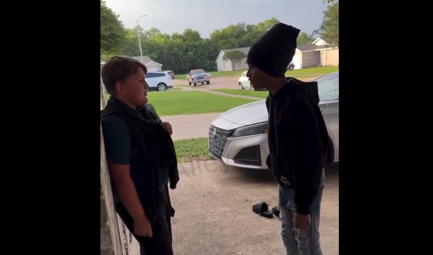 Little Boy Teaches His Friend A Lesson For Disrespecting His Mother And Then Makes Him Go Home