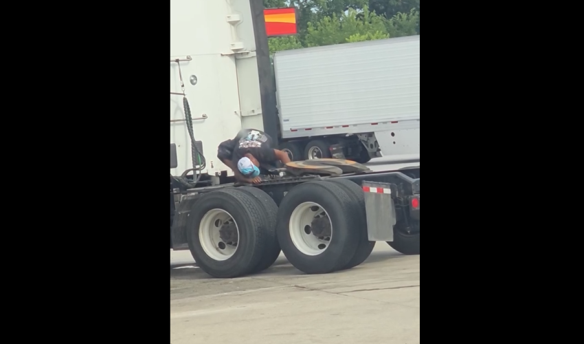 Truck Driver Caught Destroying His Company Truck After They Didn’t Pay Him