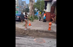 Girl With A Knife Gets Chased Down After Pulling A Knife On Another Girl During A Altercation
