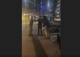 Security Guard Did A Spray And Grab Tactic