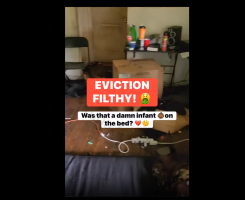 Landlord Went To Do A Inspection Of One Of His Homes While The Tenants Was There While Serving A Eviction And This Is What He Seen