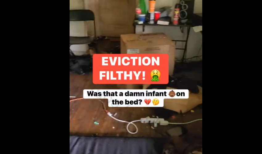 Landlord Went To Do A Inspection Of One Of His Homes While The Tenants Was There While Serving A Eviction And This Is What He Seen