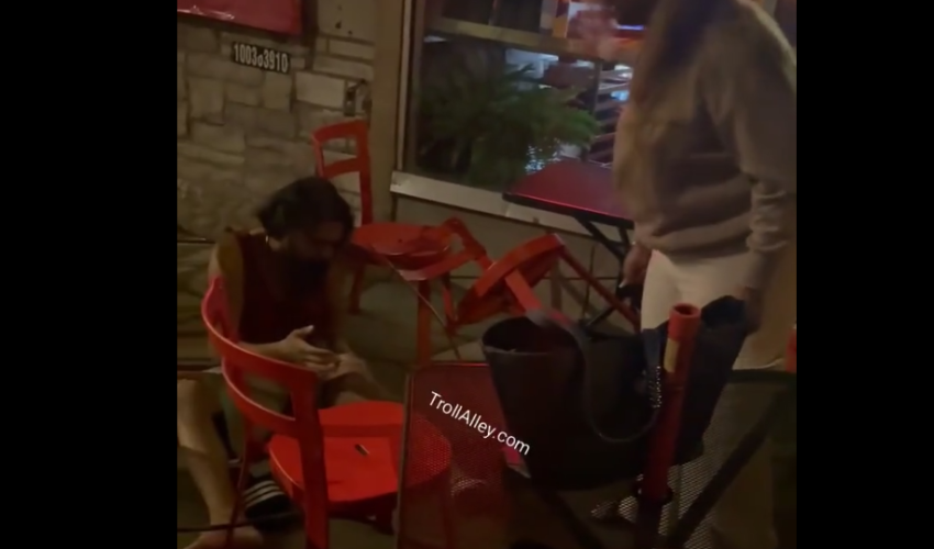 Woman Gets Caught Kicking Her Boyfriend While He Was Down On The Ground After He Apologize To Another Woman In Front Of Her