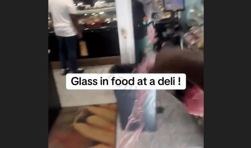 Man Gets Mad After A New York Deli Intentionally Put Glass In His Food After He Told Them To Remake It