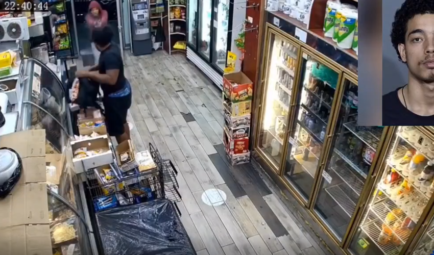 Innocent Customer Gets Caught In The Crossfire During A Robbery