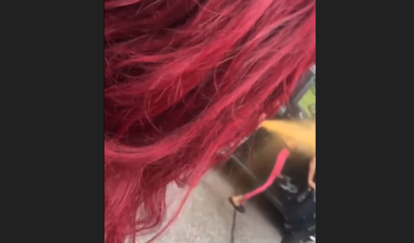 Girl Thought It Was Ok To Keep Talking Crazy Until She Got Sprayed Like A Bear