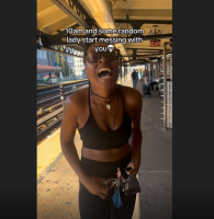 Woman Just Randomly Walked Up On Two Men That Was Minding Their Business And This How They Handled it