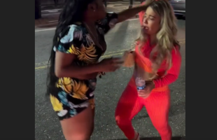 Short Girl Ran Up On The Wrong Woman And Instantly Got Dropped