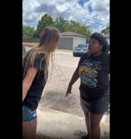 Woman Goes Off On A Single Mother After She Seen Her 8 Kids Digging Up Trash From The Dumpster And Treated Her Like A Kid For Not Controlling Them