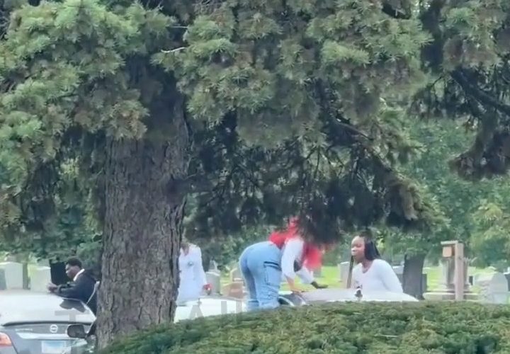 Woman Was Shocked After Seeing A Girl Going In A Cemetery Doing This