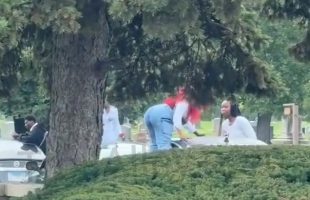 Woman Was Shocked After Seeing A Girl Going In A Cemetery Doing This