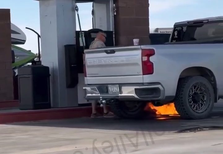 Police Made A Big Mistake After Deploying A Taser At A Gas Station While Making A Arrest