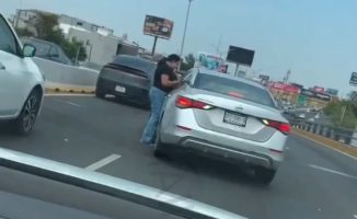 Mexican Woman Tried Confronting A Driver And Tried To Stop Him From Driving Off And Was Thrown From The Car Like Trash