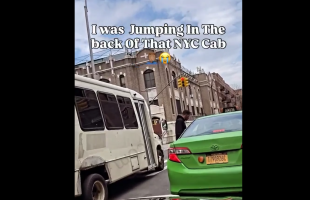 Cab Driver Denied Giving Him Service And Then He Tried To Swing On Him And Jump In The Back Seat