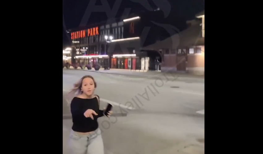 Woman Gets Mad And Attacks A Man After He Was Anti Abortions And Was Against Women Getting Abortions