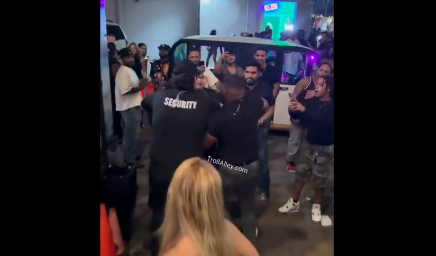 Woman Gets Mad After Security Slammed Her Boyfriend Like He Was Nothing