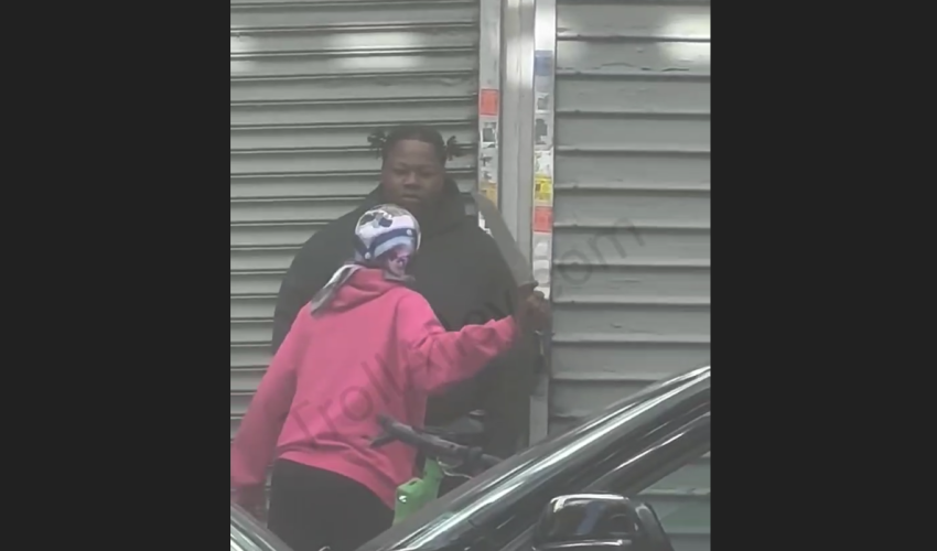 Woman Makes A Man Run His Pockets After He Stole Her Money