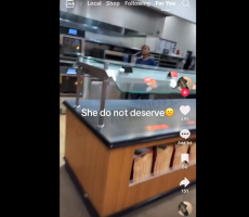Dude Went Behind The Store Counter To Check A Female Employee After He Felt Like She Didn’t Give Him Respect