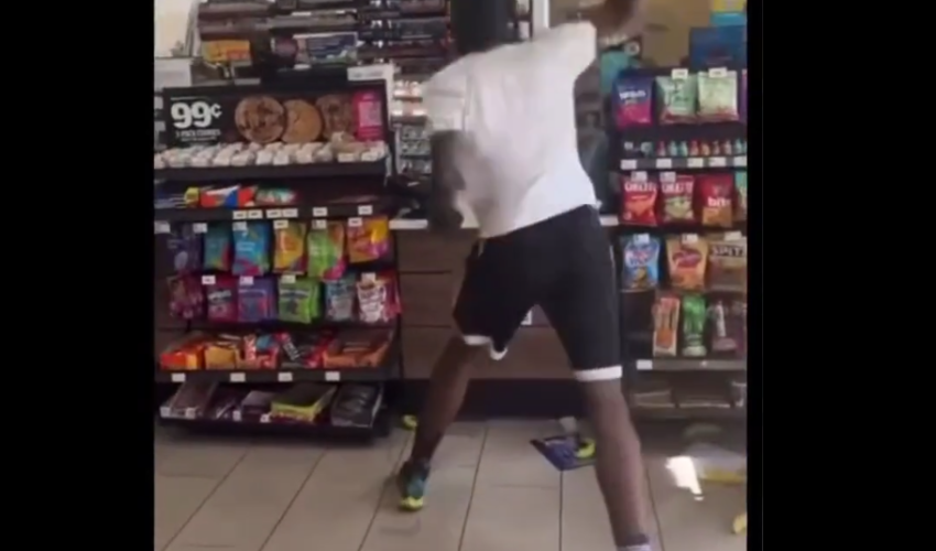 Father Found Out Store Clerk Showed His Daughter Something Inappropriate And Decided To Throw Items At The Clerk