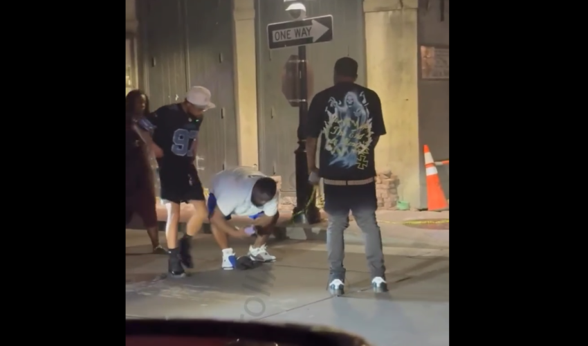 Dude Accidentally Fired His Gun On Bourbon Street After His Homie Kept Playing And Made Him Drop It