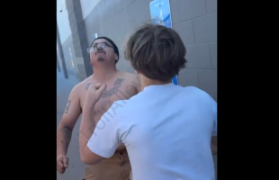 Dude Gets Put To Sleep After He Pulled Up On A Group Of Young Guys Banging His Hood On Them