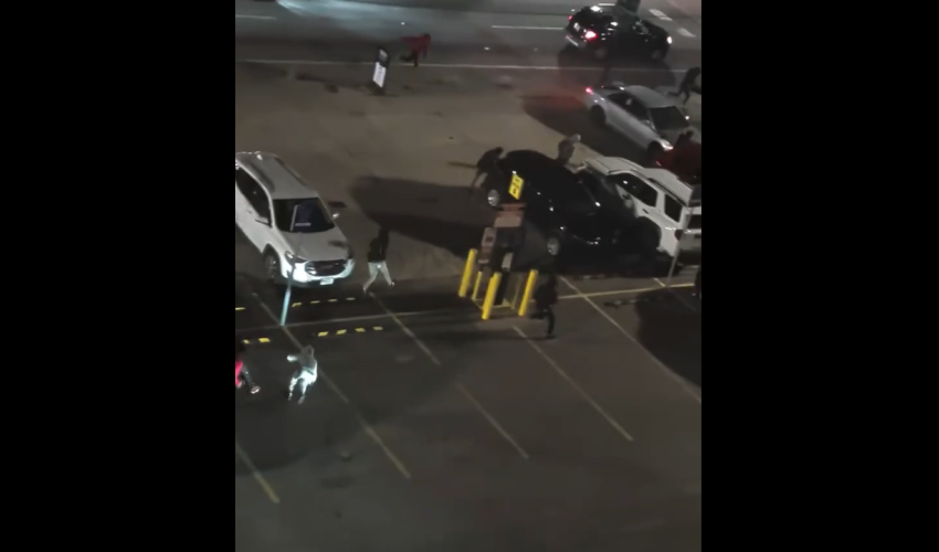 Holiday Inn Customers Witness This Happening Outside Their Hotel
