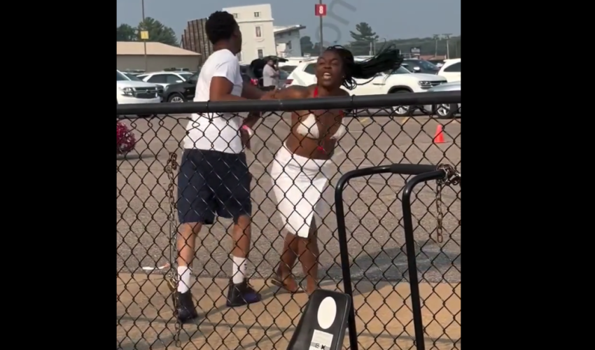 Mother And Father And Their Kids Was Ready To Stand On Business During A Altercation At The Rodeo