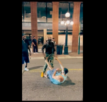 Dude Gets Gets Paddled With His Own Shoe During A Altercation