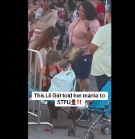 Black Woman Goes Off After A White Girl That Cuss Out Her Mother In Front Of Her