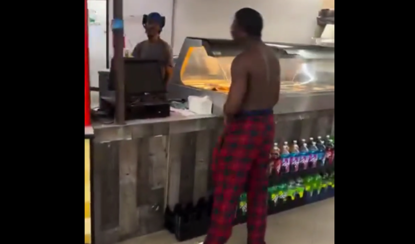 Dude Crashed Out On A Store Cook After He Didn’t Want To Cook Them Any Chicken