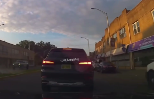 Random Guy Repeatedly Kept Brake Checking A Guy In Traffic Which Resulted In A Accident