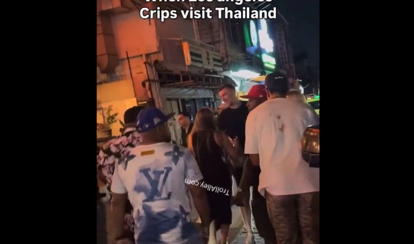Los Angeles Crips Gets Into A Altercation With A Group Of Non Black Men In Thailand For Talking Crazy