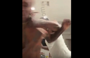Dude Got Got His Face Broken By His Father On Live For Showing Out In Front Of His Viewers