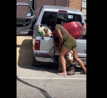 A Man Wouldn’t Give A Woman Her Money After Stealing Her Car Bumper And This How She Handled It