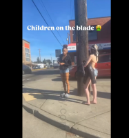Woman Runs Two Underage Girls Off The Blade After She Seen Them Trying To Sell It To A Grown Man