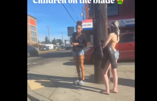 Woman Runs Two Underage Girls Off The Blade After She Seen Them Trying To Sell It To A Grown Man